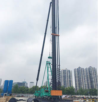 JB170 Hydraulic Walking Piling Rig4